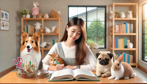 ペットシッター専門学校の授業風景