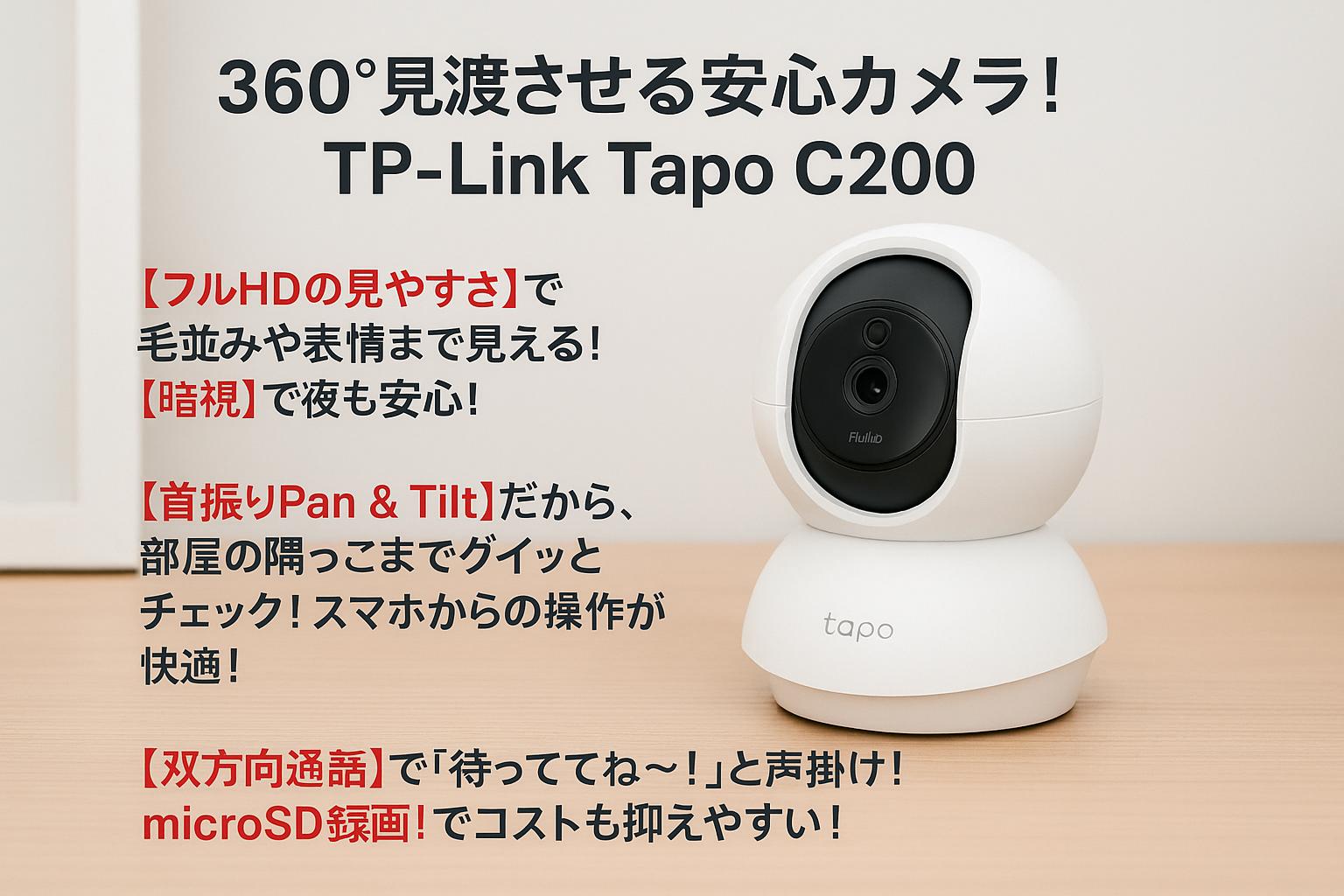 Tapo C200 外観